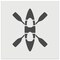 Double Kayak with Crossed Paddles Wall Cookie DIY Craft Reusable Stencil